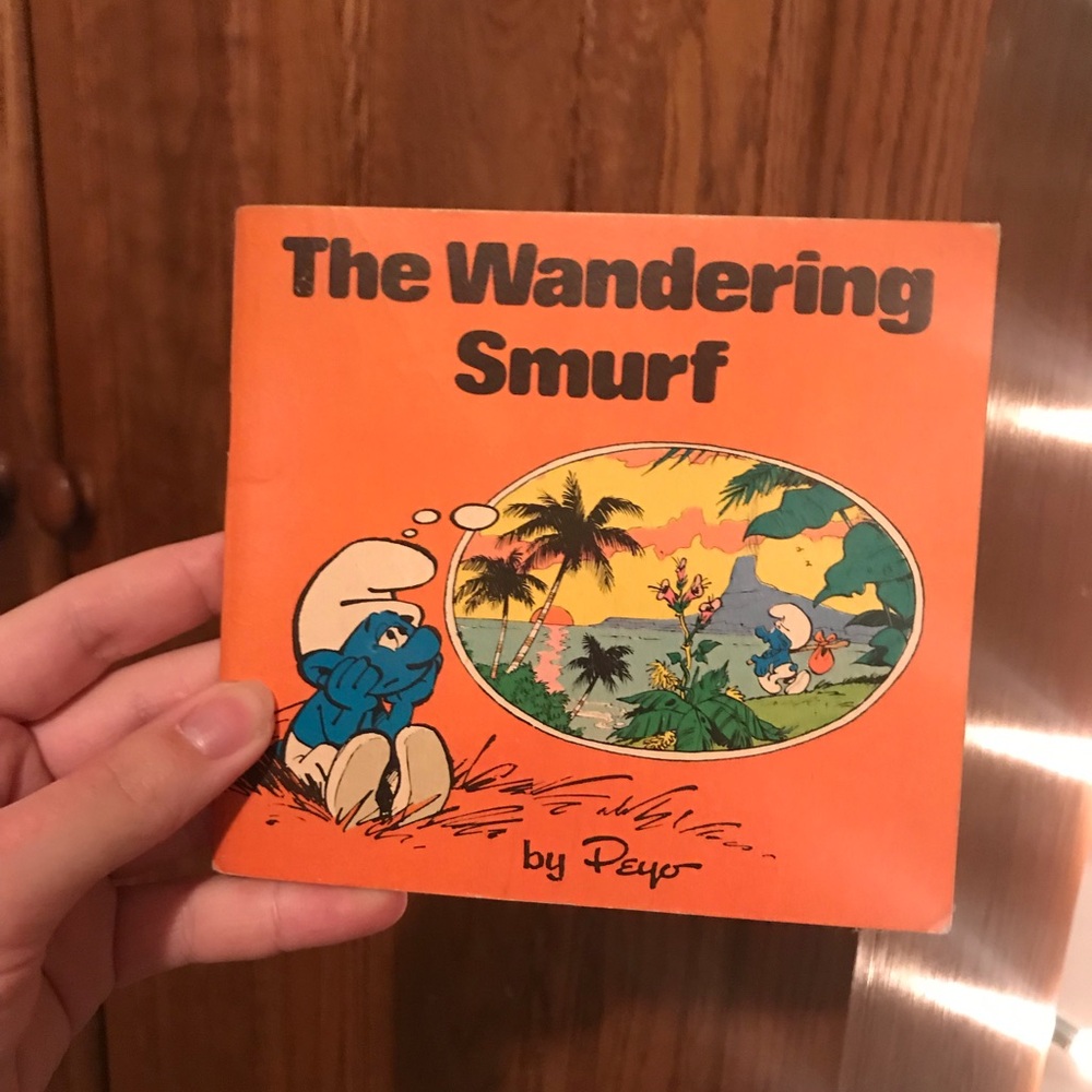 1981 The Wandering S M U R F book